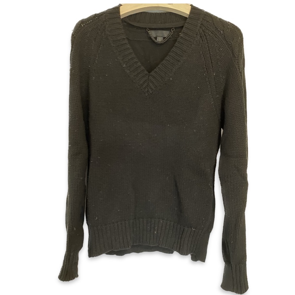 Burberry Cashmere Sweater Men Size M Black